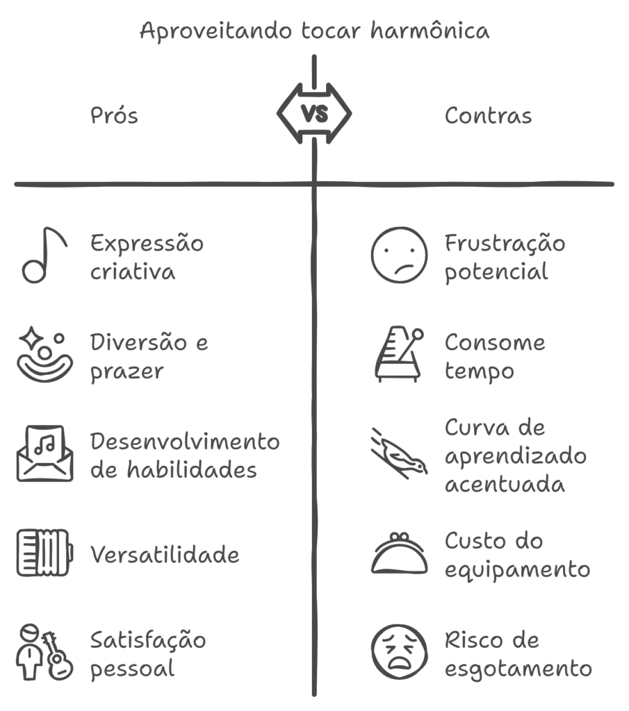 lembre-se de se divertir enquanto toca gaita